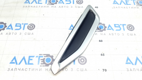 Накладка воздуховода на крыле передняя левая BMW X5 G05 19-23 хром, X-Line, песок