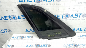 Geam spate stânga, geam orb, Audi Q8 19-20, fumuriu cu bandă cromată, folie neagră