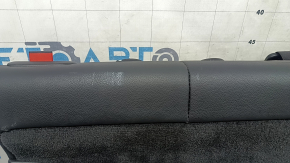 Spătar banchetă spate, al doilea rând, stânga, BMW X5 G05 19-22, pentru 2 rânduri, piele neagră SCHWARZ, încălzită, cu centură, necesită curățare, lovituri