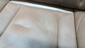 Scaun șofer pentru Audi Q8 19-23 cu airbag, cu tetieră, electric, încălzit și ventilat, cu suport lombar, piele maro, zgârieturi, îndoit