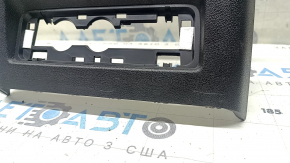 Накладка центральной консоли задняя BMW X5 G05 19-19 черная, царапины