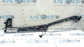 Накладка передней панели правая BMW X5 G05 19-23 под дерево Fineline Stripe, с подсветкой, царапины