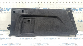 Обшивка арки задняя левая в сборе BMW X5 G05 19-23 черная, цельная, с крышкой, с ручкой откидывания сидения, с накладкой замка, царапины
