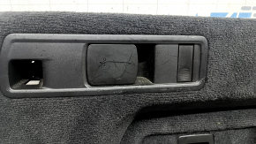 Обшивка арки задняя левая в сборе BMW X5 G05 19-23 черная, цельная, с крышкой, с ручкой откидывания сидения, с накладкой замка, царапины