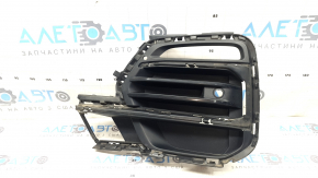 Решетка переднего бампера левая BMW X5 G05 19-23 под парктроник и ПТФ, X-Line, треснута