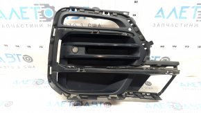 Решетка переднего бампера правая BMW X5 G05 19-23 под парктроник и ПТФ, X-Line, сломано крепление