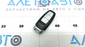 Ключ Audi Q8 19-26 4 кнопки, черный мат с мат хром, царапины, тычки