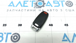 Ключ Audi Q8 19-26 4 кнопки, черный мат с мат хром, царапины, тычки