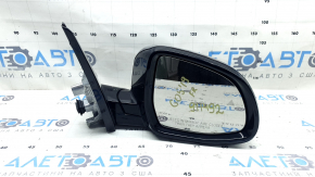 Oglindă laterală dreapta BMW X5 G05 19-23, 5 pini, semnalizare, încălzire, memorie, BSM, grafit, zgârieturi, nisip