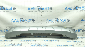 Накладка губы заднего бампера BMW X5 G05 19-26 X-Line, царапины, затёрт, песок