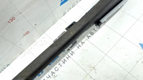 Ornamente laterale stânga inferioare pentru Audi Q8 19-26, lemn gri-maro, cu lumini de fundal, zgâriat