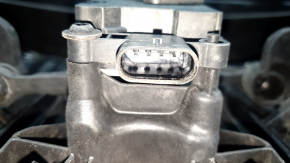 Решетка радиатора grill в сборе BMW X5 G05 19-23 с жалюзи дефлектором радиатора 3.0T с моторчиком, без камеры, X-LINE, хром, песок