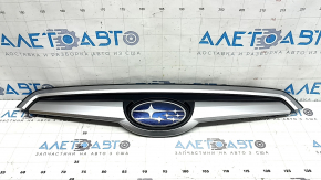 Решетка радиатора grill Subaru Forester 19-21 SK верхняя хром, тычки