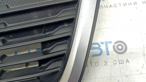Решетка радиатора grill Subaru Forester 19-21 SK низ, с заглушкой под камеру, тычки, царапины