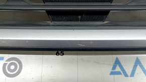 Решетка радиатора grill Subaru Forester 19-21 SK низ, с заглушкой под камеру, тычки, царапины