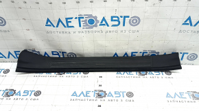 Накладка порога передняя левая Subaru Forester 19-24 SK черная, потерта