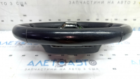 Руль голый BMW X5 G05 19-26 кожа черная с подогревом, под лепестки, Sport, царапины, потерт