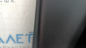 Panou ușă dreapta față pentru BMW X5 G05 19-23, piele neagră, ornamente din lemn Fineline Stripe, cotieră din piele neagră, cu mâner și ornamente, cu buton, adâncitură