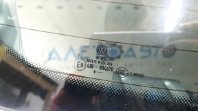 Дверь багажника голая со стеклом VW Tiguan 18-24 серебро LB7S