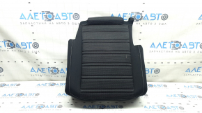 Pernă banchetă spate, rândul 2, dreapta, VW Tiguan 22-24, material textil negru, cusături albe, pentru curățare