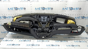 Торпедо передняя панель с AIRBAG BMW 7 G11 G12 16-19 экокожа, под проекцию, черная