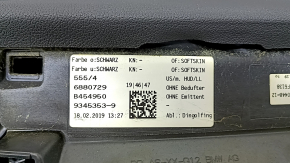 Торпедо передняя панель с AIRBAG BMW 7 G11 G12 16-19 экокожа, под проекцию, черная