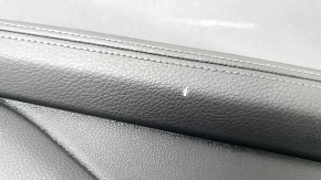 Panou ornamental ușă față stânga pentru BMW Seria 7 G11 G12 16-22, piele neagră, cu iluminare și mâner, Harman Kardon, parte inferioară, necesită curățare