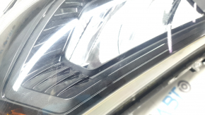 Фара передняя левая Toyota Rav4 19-21 отражатель, черная, Hybrid LE, Japan built, царапины