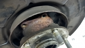 Цапфа со ступицей задняя левая Subaru Forester 19-24 SK с кожухом, ржавая ступица