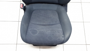 Водительское сидение Toyota Rav4 19-25 без airbag, механическое, ткань, черное, под химчистку, потёрто, замята ткань