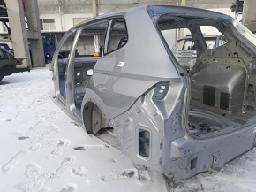 Четверть крыло задняя левая VW Tiguan 18-24 long на кузове, серебро