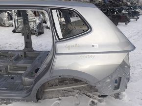 Четверть крыло задняя левая VW Tiguan 18-24 long на кузове, серебро