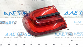 Stop exterior stânga BMW 7 G11 G12 16-19 cu mulaj, negru lucios