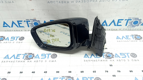 Зеркало боковое левое BMW 7 G11 G12 16-22 9 пинов, низ черный глянец, поворотник, автозатемнение, камера, BSM, графит