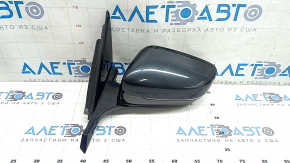 Oglindă laterală stânga BMW 7 G11 G12 16-22 cu 9 pini, neagră, partea inferioară neagră lucioasă, semnalizator, reglare automată a intensității luminii, cameră, BSM