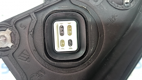 Oglindă laterală stânga BMW 7 G11 G12 16-22 cu 9 pini, neagră, partea inferioară neagră lucioasă, semnalizator, reglare automată a intensității luminii, cameră, BSM