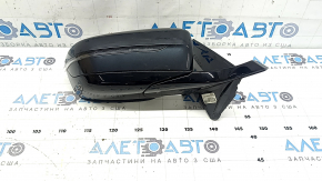 Зеркало боковое правое BMW 7 G11 G12 16-22 9 пинов, низ черный глянец, поворотник, камера, BSM, графит, царапины