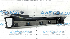 Ornamente prag interior spate stânga pentru BMW 7 G11 G12 16-22 negru