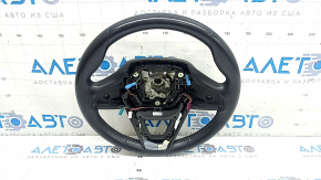 Руль голый BMW 7 G11 G12 16-19 кожа черная, Sport, под лепестки с подогревом, царапины, надрывы