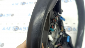 Руль голый BMW 7 G11 G12 16-19 кожа черная, Sport, под лепестки с подогревом, царапины, надрывы