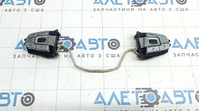 Кнопки управления на руле BMW 7 G11 G12 16-19 хром, Sport, удержание в полосе и радар