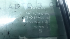 Стекло двери треугольник заднее левое Toyota Rav4 19-25 тонировка, с уплотнителем