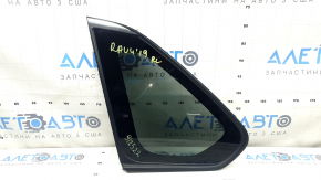 Geam spate stânga Toyota Rav4 19-24, fumuriu, cu ornament cromat, garnitură ruptă
