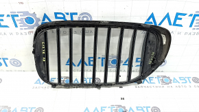 Решетка радиатора grill правая BMW 7 G11 G12 16-19 без ночного видения, тычки