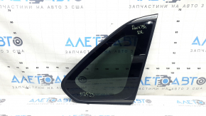 Geam spate dreapta, geam orb, Toyota Rav4 19-24, fumuriu, cu ornament cromat, garnitură de etanșare ruptă
