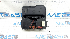 Подстаканники центральной консоли BMW 7 G11 G12 16-22 черные, с прикуривателем, вздулся хром, царапина