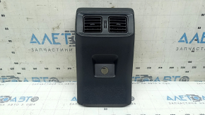 Ornamente consolă centrală Toyota Rav4 19-24 cu guri de aerisire pentru brichetă, negru, zgârieturi