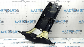 Накладка центральной стойки нижняя левая BMW 7 G11 G12 16-22 черная, сломана направляющая, под чистку
