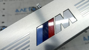 Ornamente cromate prag ușă BMW Seria 7 G11 G12 16-22 cu iluminare din spate, M-Sport, lovituri, zgârieturi