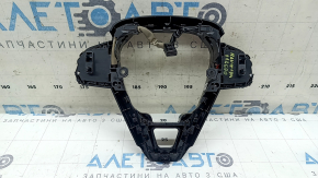 Кнопки управления на руле Toyota Rav4 19-23 без подогрева руля, черная накладка, потертости